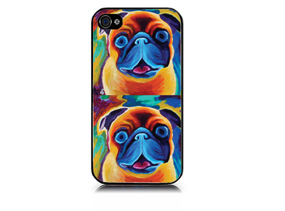 Pug IPhone Cover 4/4s made with sublimation printing