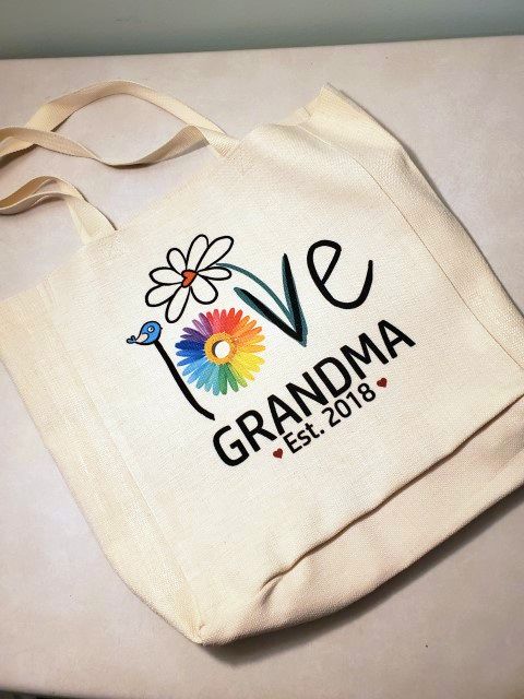 Market bags made with sublimation printing