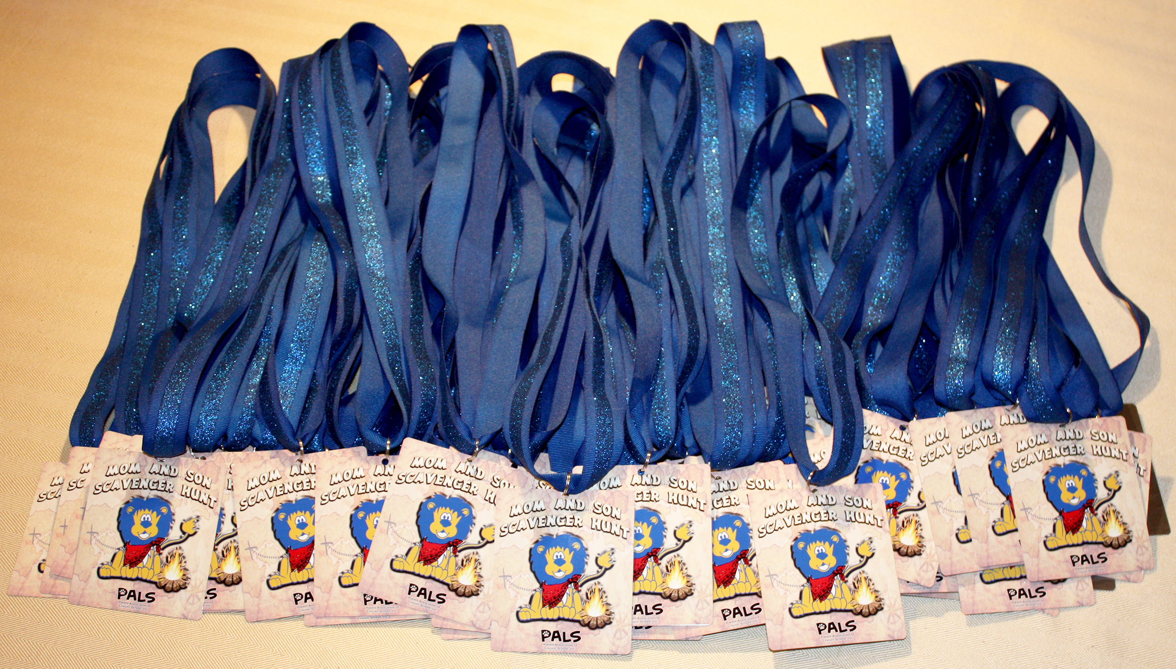Finisher medals made with sublimation printing