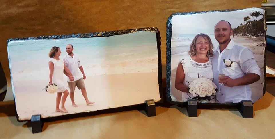 Wedding Photo made with sublimation printing