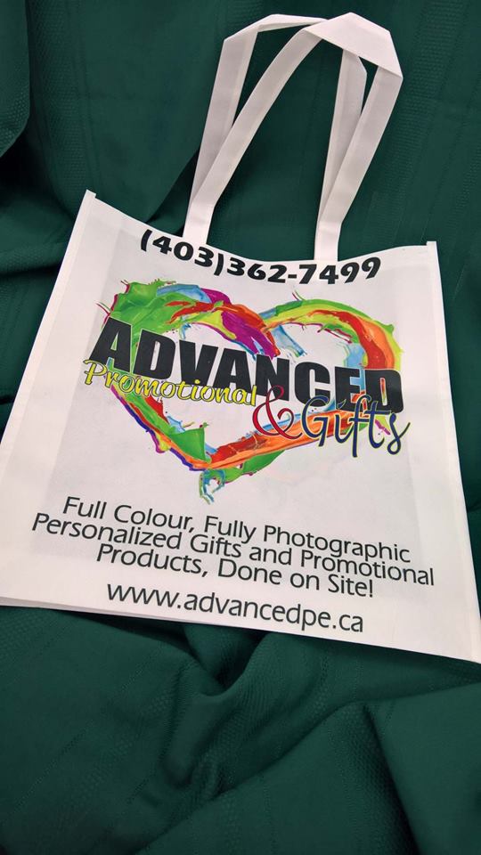 Store Bags made with sublimation printing