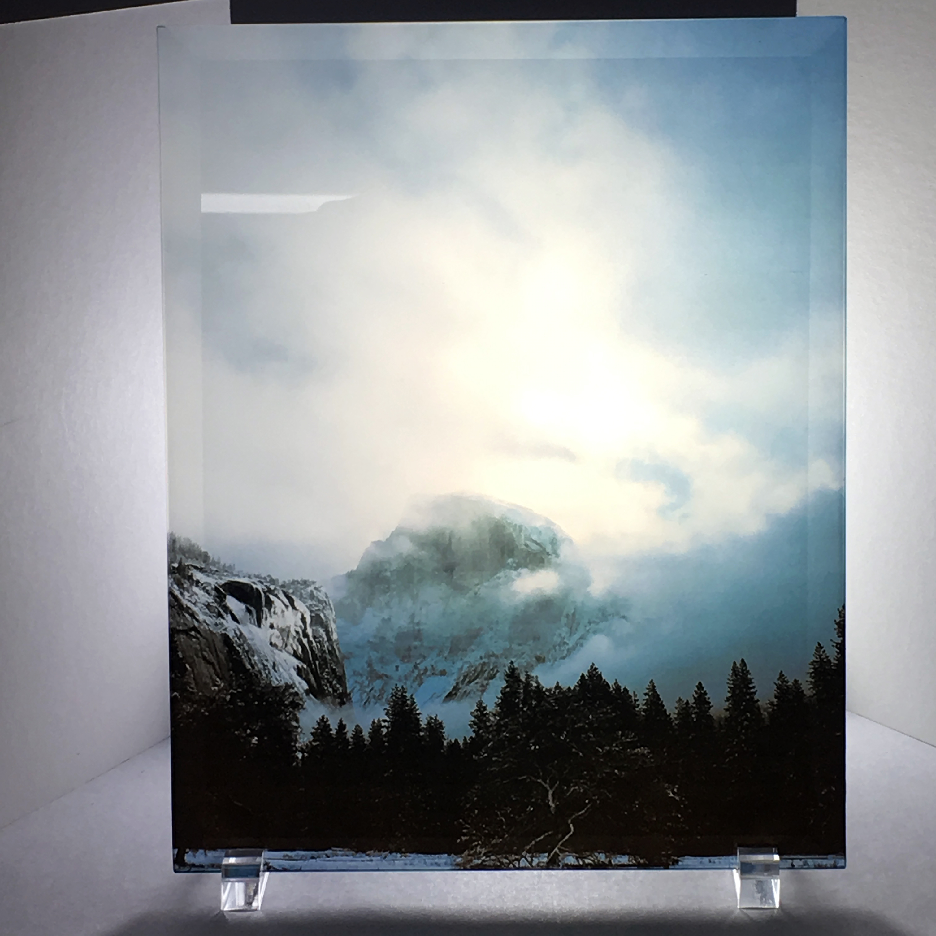 Half Dome on ColorLyte Glass made with sublimation printing