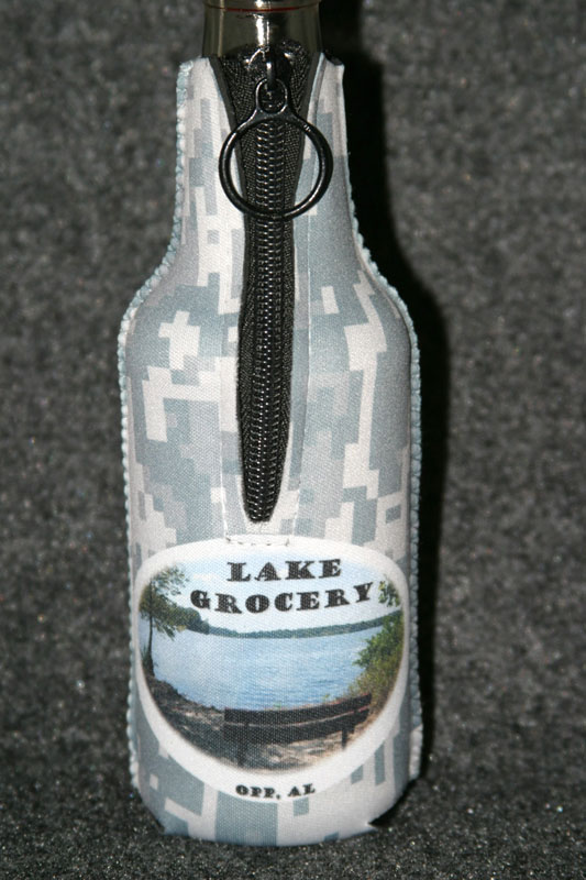 12 oz Zipper Bottle Hugger made with sublimation printing