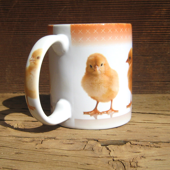 Chick Magnet 11oz Mug made with sublimation printing