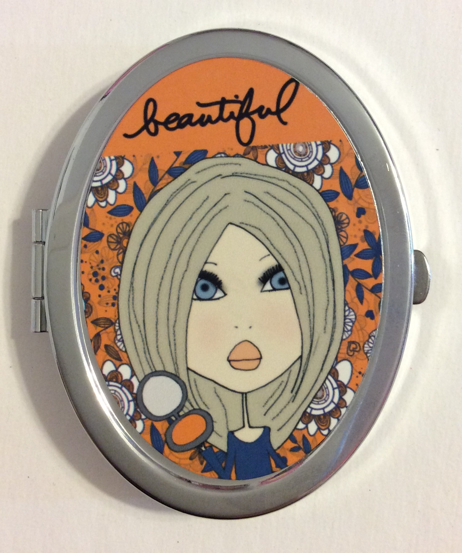 Compact Mirror made with sublimation printing