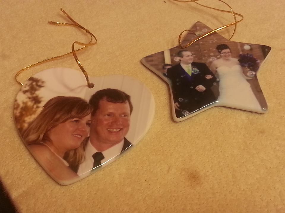 1st Christmas Together made with sublimation printing
