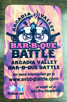 BBQ Battle Sign made with sublimation printing