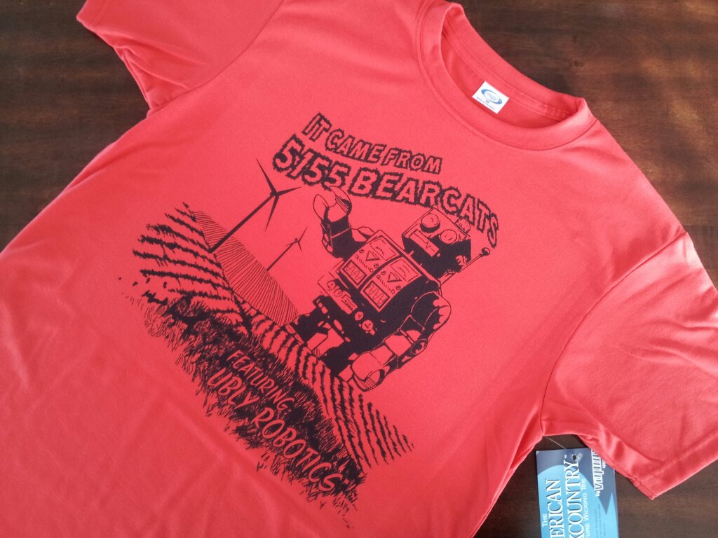 Robotics Team Shirt made with sublimation printing