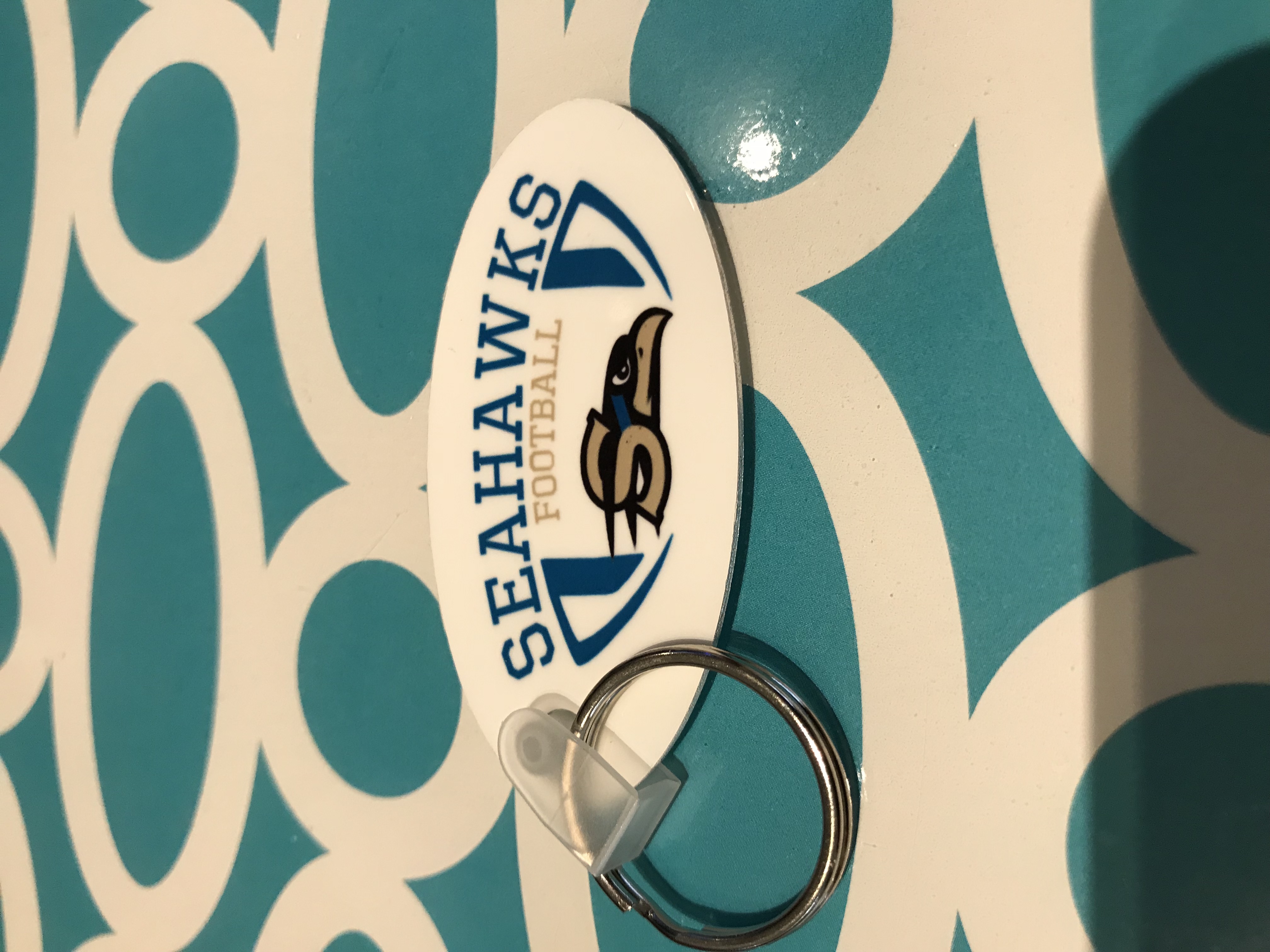 Keychain made with sublimation printing