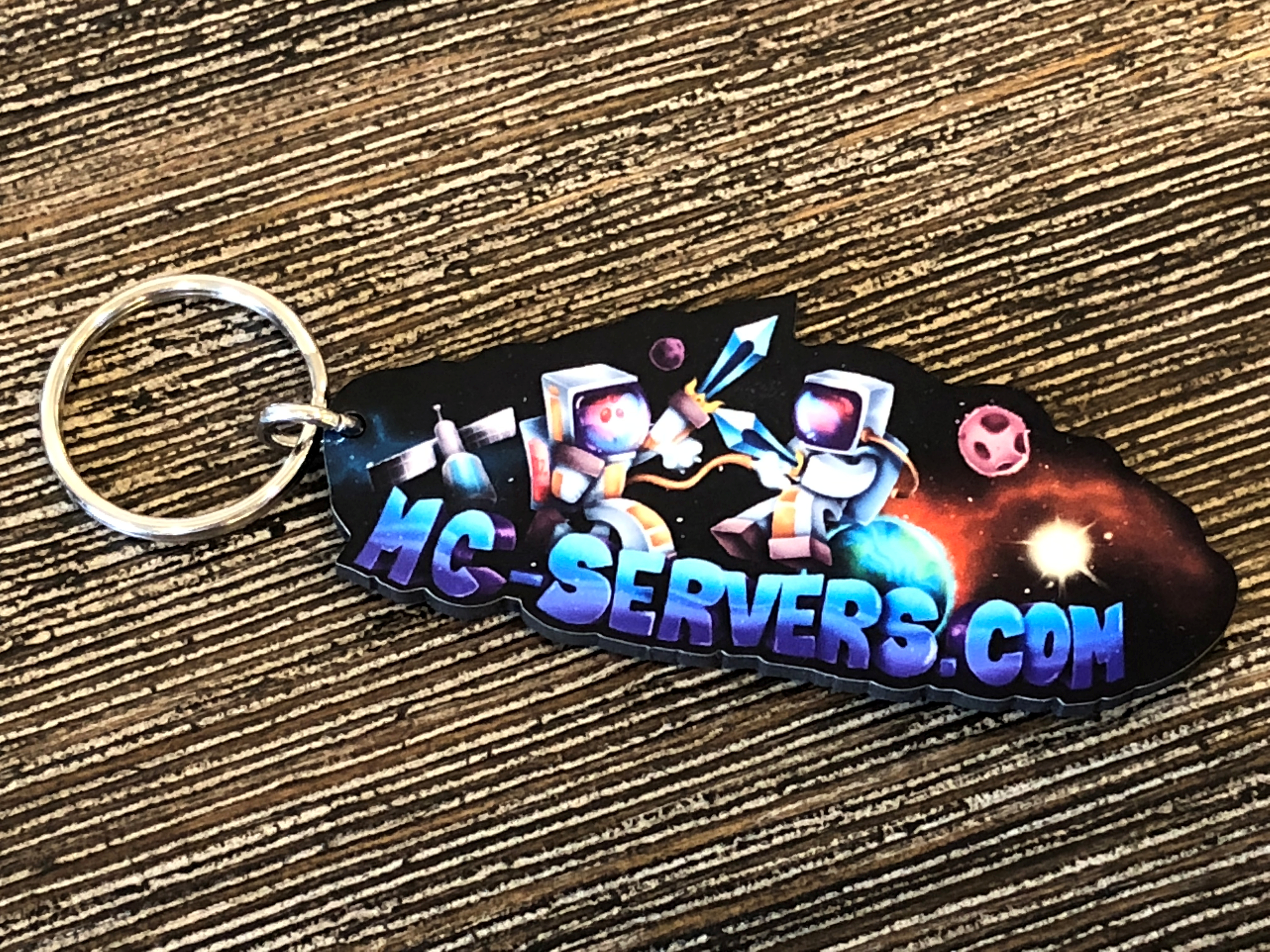 Custom Logo Key Chain made with sublimation printing