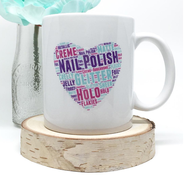 Nail Polish Mug Mug made with sublimation printing