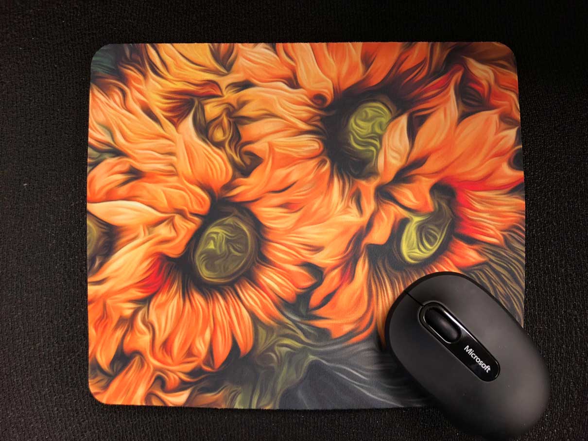 Original Artwork on Mousepad made with sublimation printing