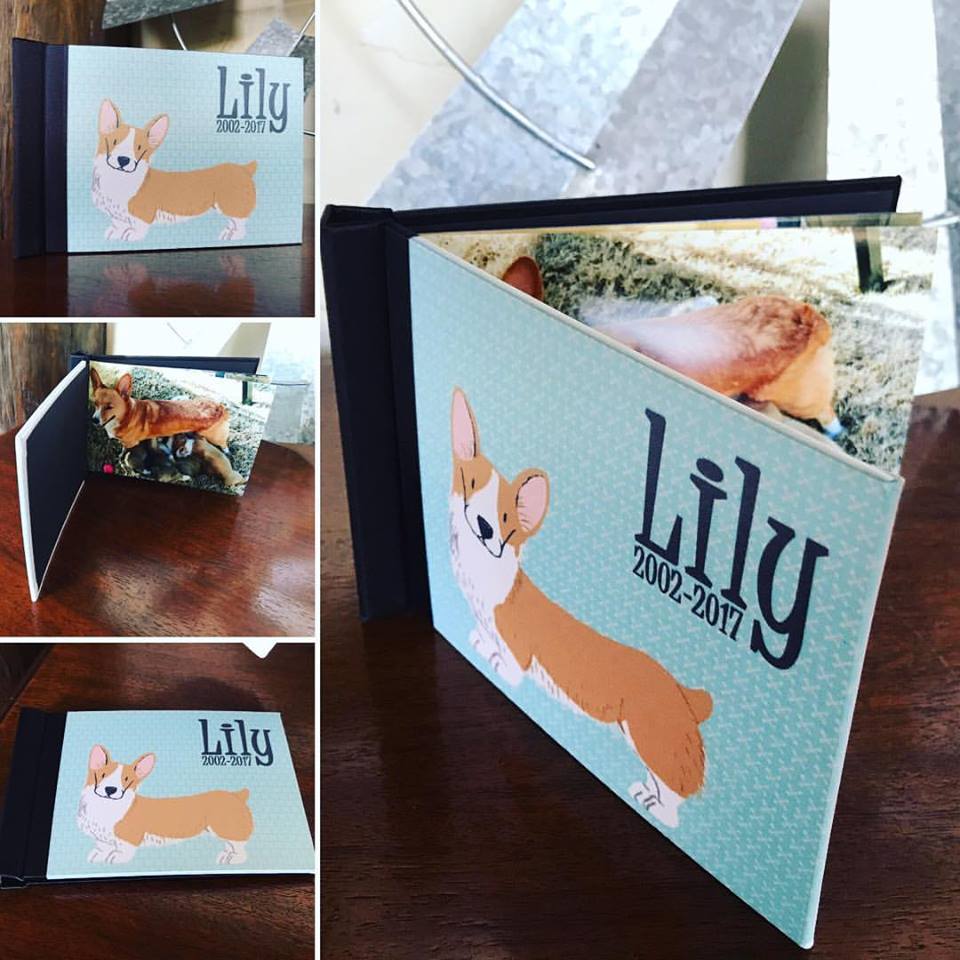 Pet Memorial Pinchbook made with sublimation printing