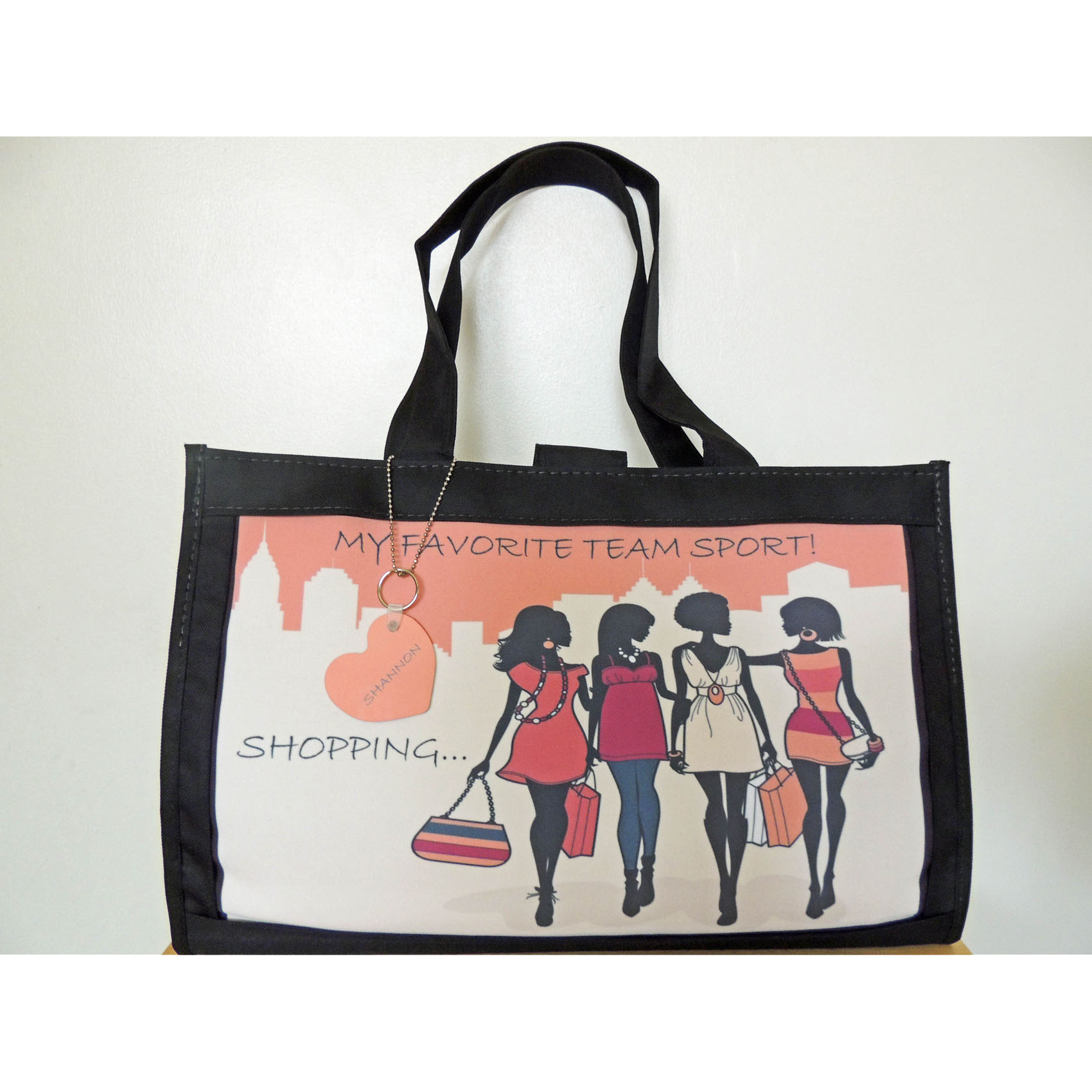 Favorite Sport Tote made with sublimation printing