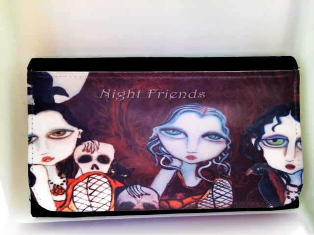 Night Friends Wallet made with sublimation printing