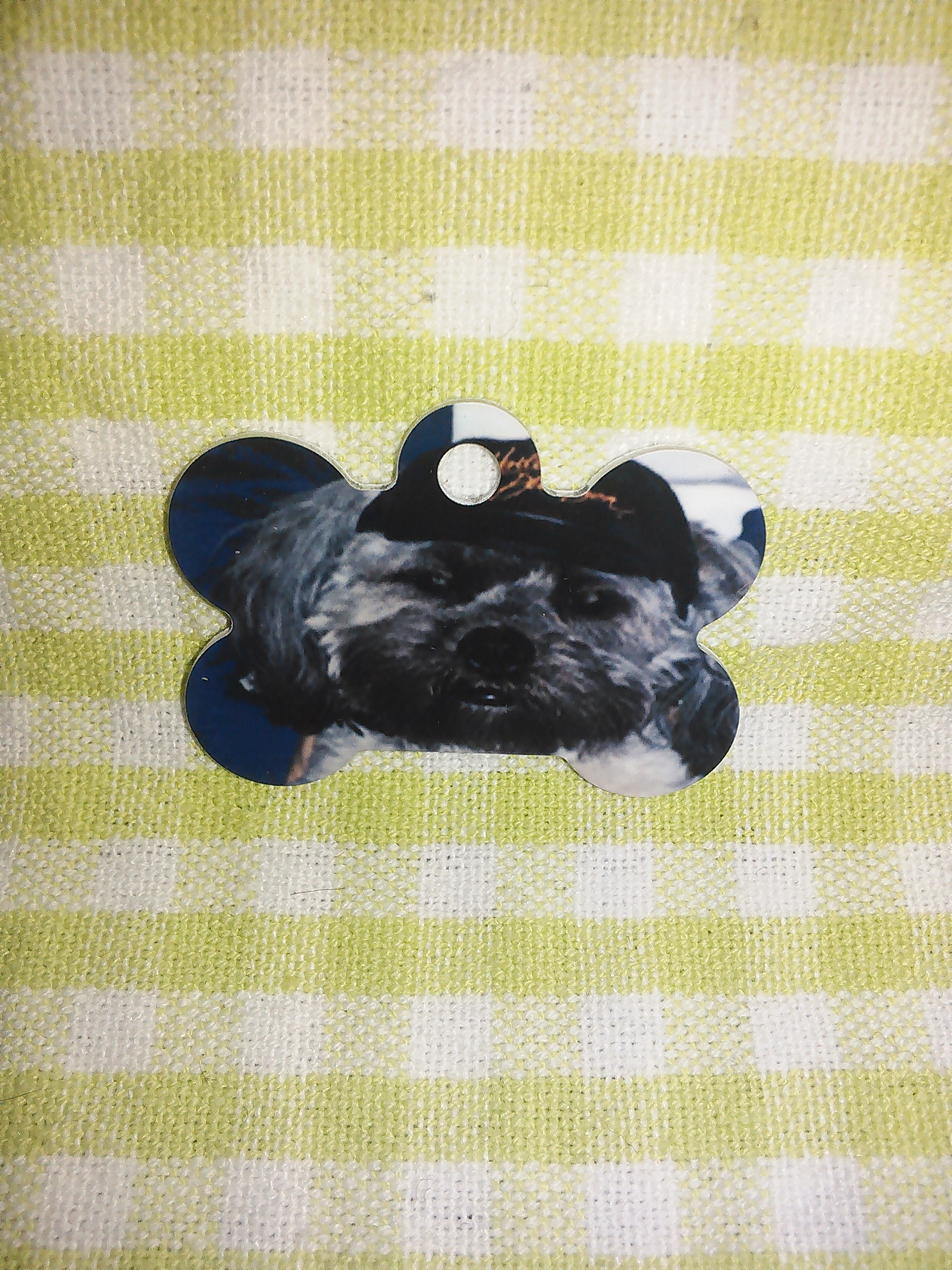Pet Tag made with sublimation printing