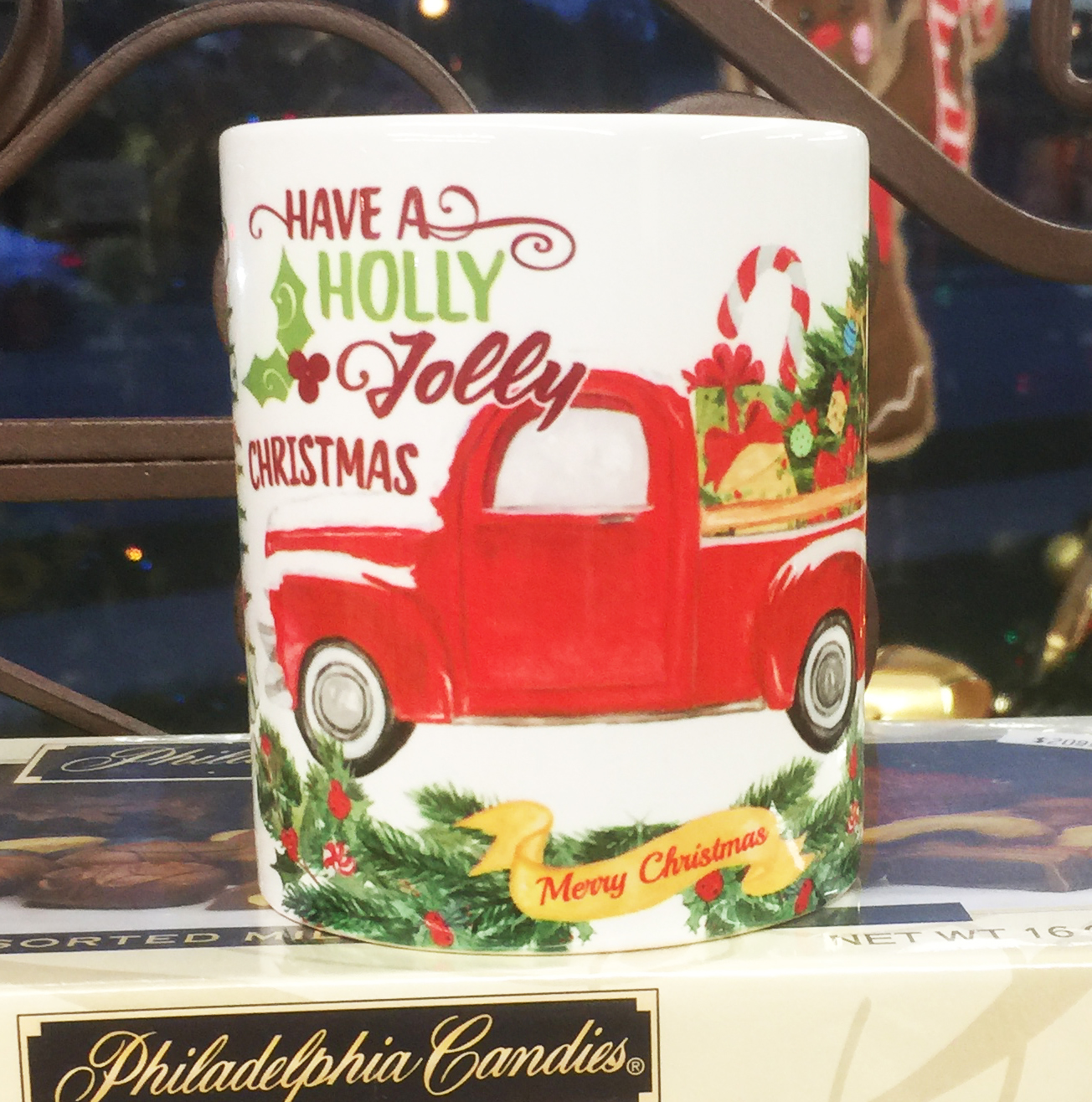 Christmas mug made with sublimation printing