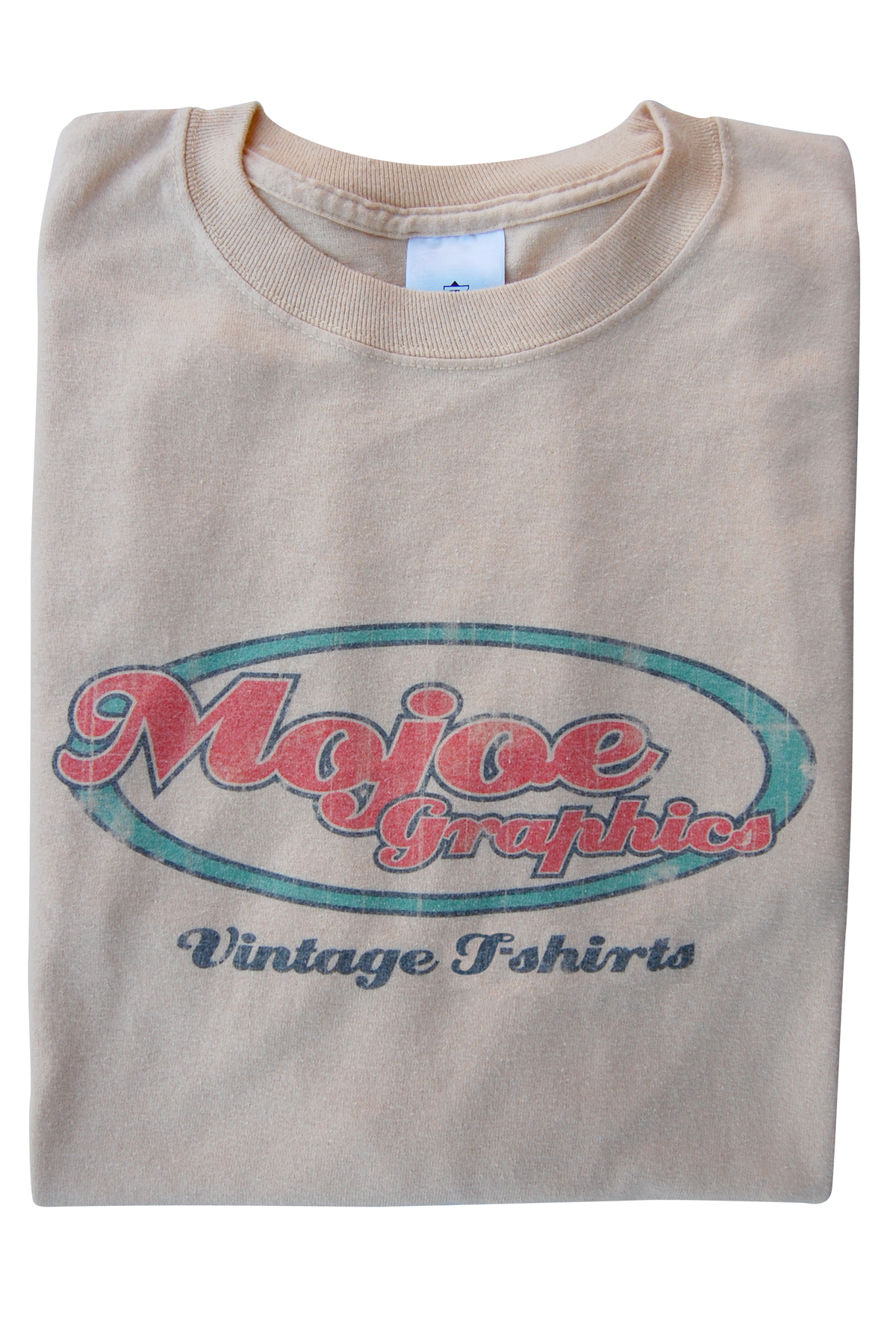 Distressed T-shirt made with sublimation printing