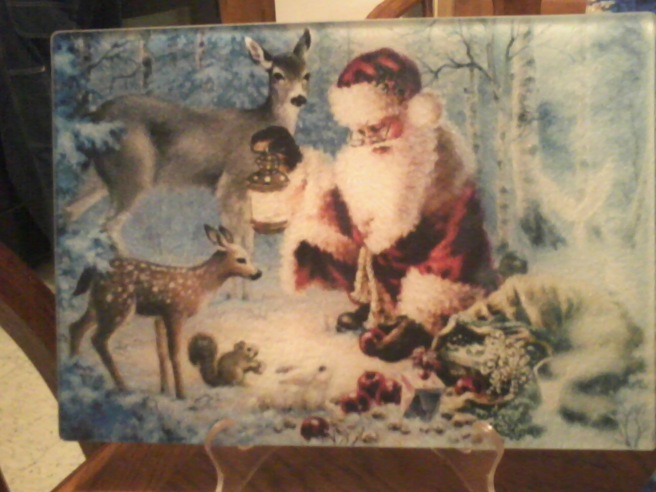 holiday cutting boards made with sublimation printing