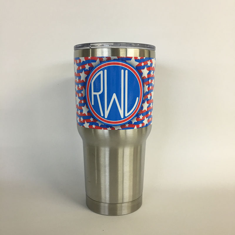 Tumbler Wrap made with sublimation printing