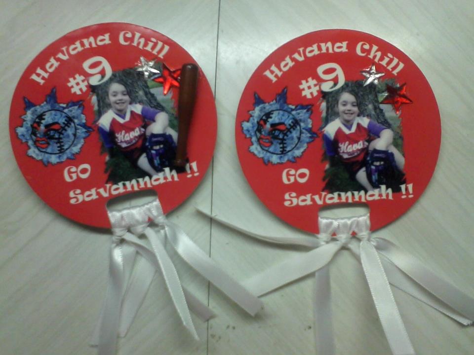 this year's parent pins made with sublimation printing