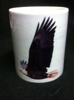 11oz mug using Bald Eagle photo for a fundraiser.