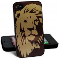 iPhone 4s black hard case with gold insert