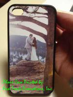 iPhone Cover printed with wedding photo