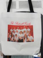 Family portrait looks great on a tote bag.