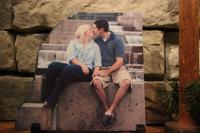 Engagement picture we were asked to do on slate for a couple.