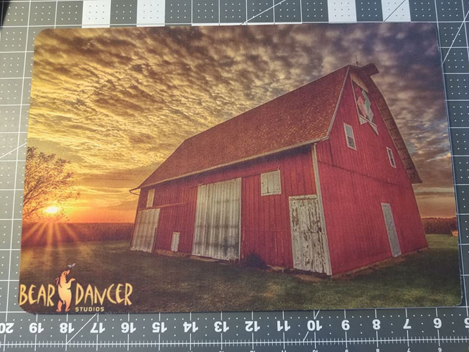 Local photography placemat test