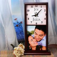 Couple Mantle Clock advertisment
