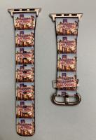 Watch band displaying the Welcome to Fabulous Las Vegas sign commemorating the 60th anniversary