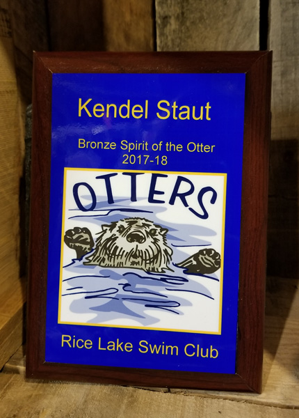Rice Lake Swimming Awards
