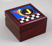 Contacted by a grandmother who wanted a keepsake box for her six year old grandson Jackson.
He