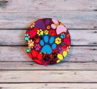 Colorful Paws.....Love making Car Coasters