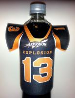 Created these to replicate the new uniforms for the Erie Explosion Indoor Arena football team.