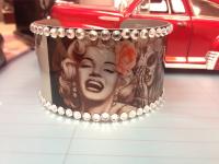 Marilyn Monroe with rhinestones