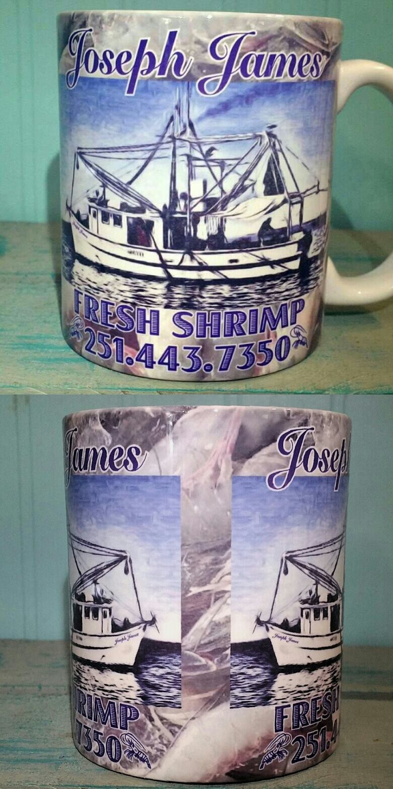 Business Advertisment Mug for my brothers shrimping business.

CondeDesign Decoration Contest