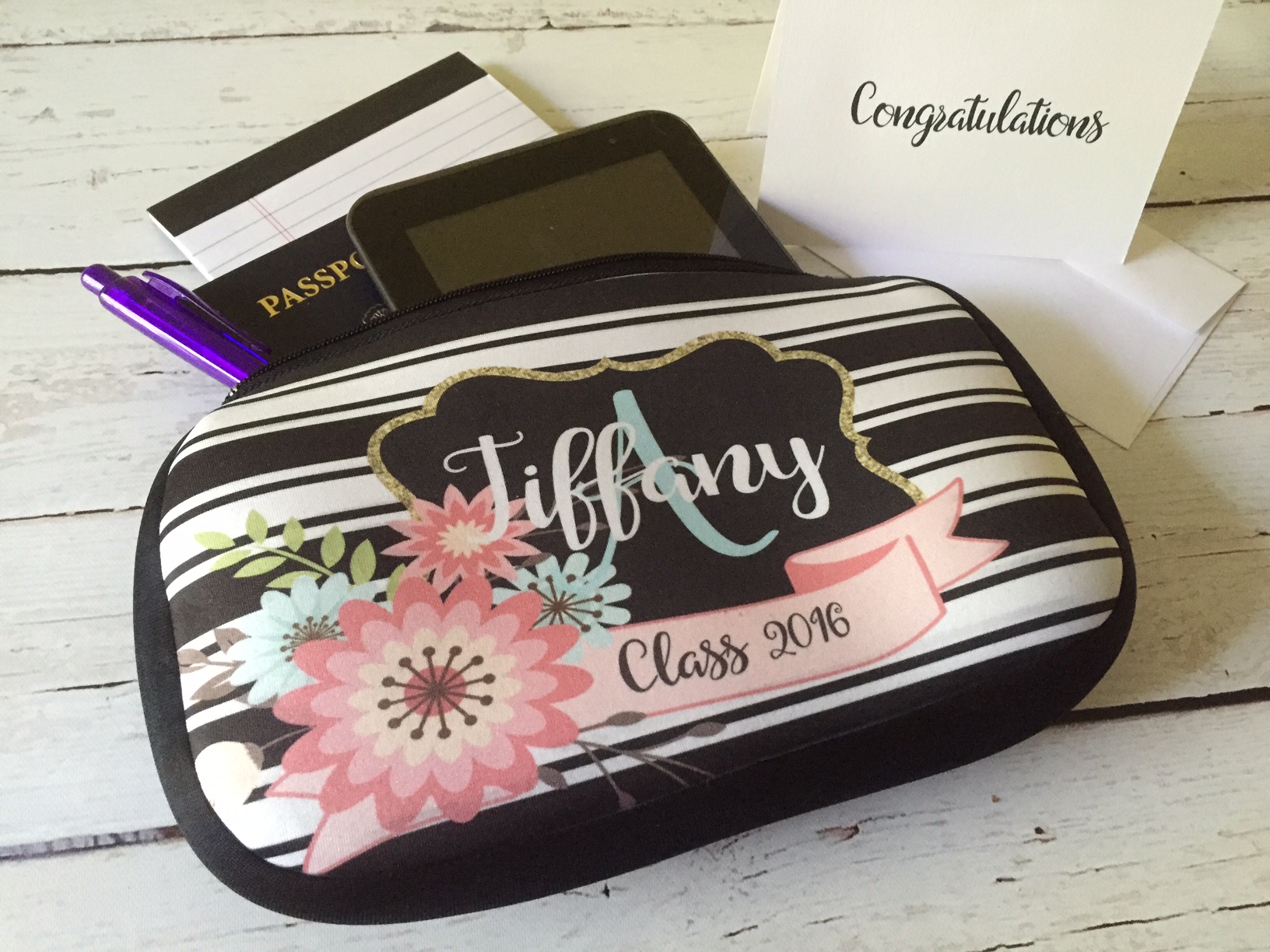 Essential pouch/bag for your grad! Fits any smartphone, notepads, pens and cosmetics... a grab 