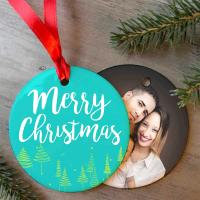 Make a great moment last a lifetime when you add a personalized photo to the â€œMerry Christmas
