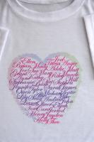 Mother's Day shirt on Vapor basic tee (for grandmothers). This grandma has 44 total children, g