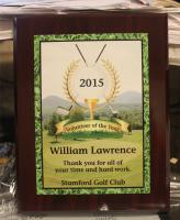 golf plaque - sheetstock cut to size