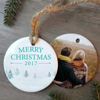 Light up your tree this season with the beautiful â€œMerry Christmas 2017â€² Christmas ornament