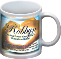 Personalized Coffee Mug with A shining heart from www.Meaning.Name