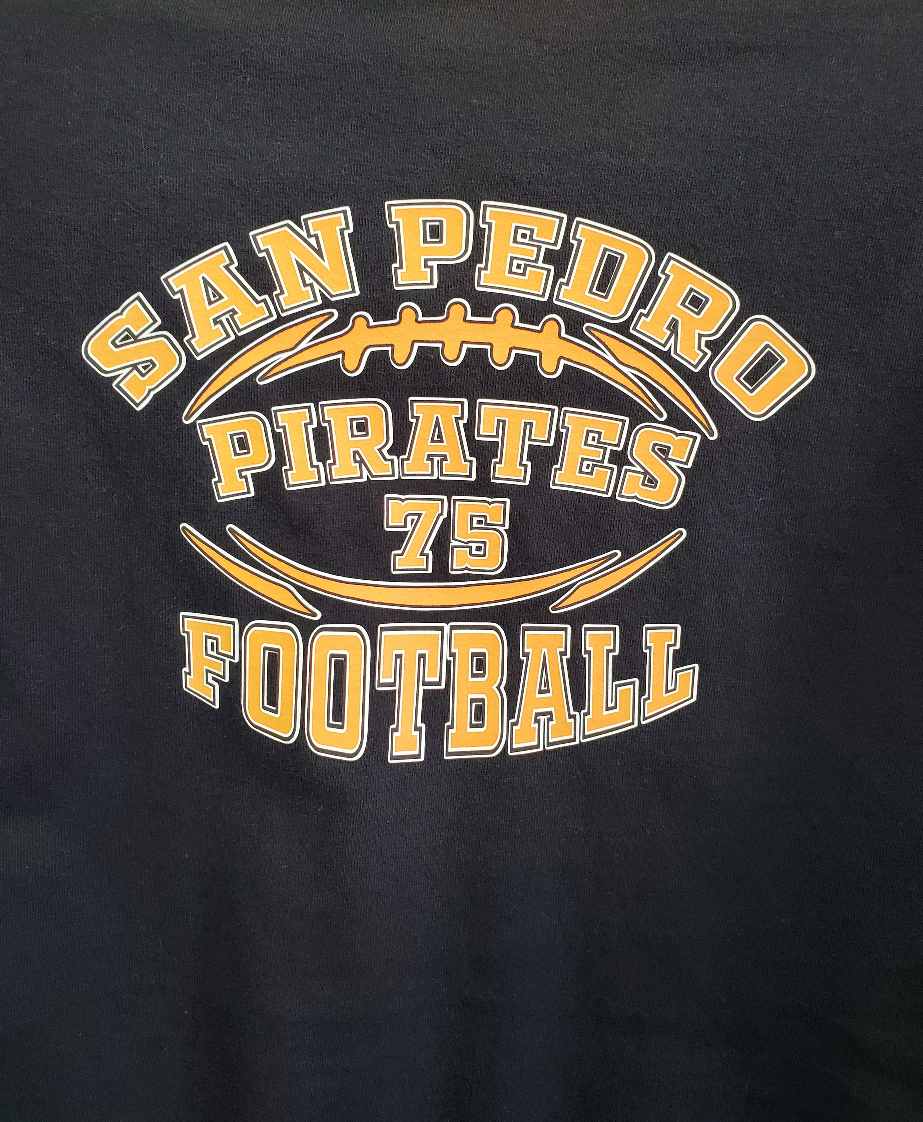  #75 Family HS Football Supprot Shirt made with sublimation printing