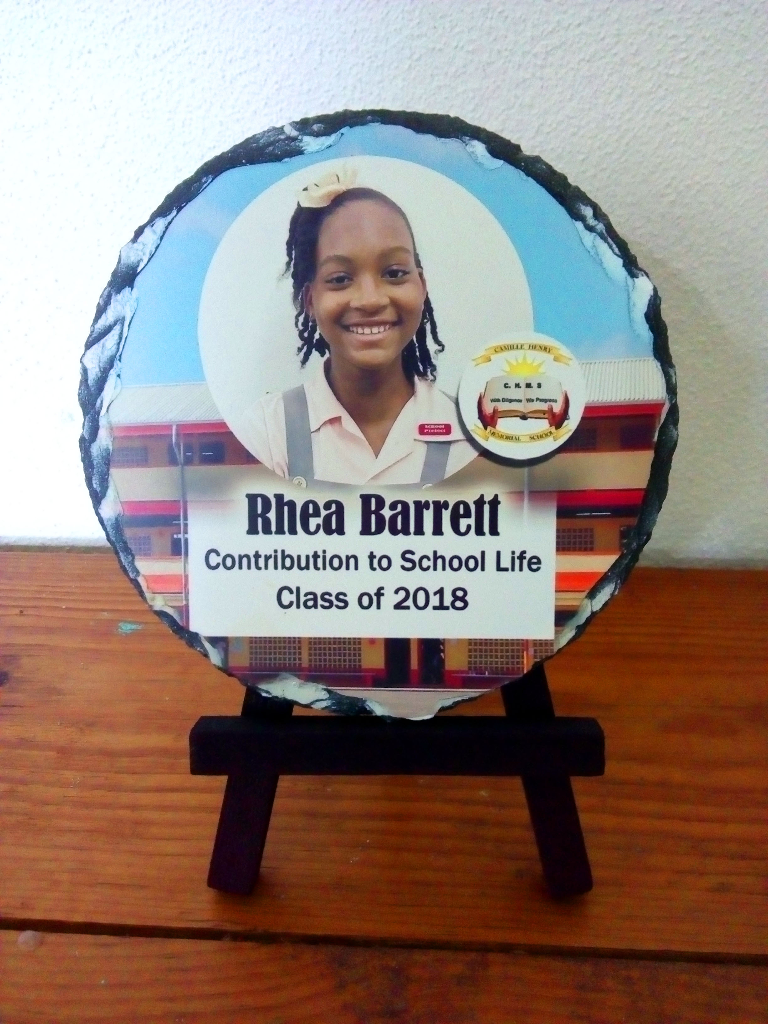 Award Tile made with sublimation printing