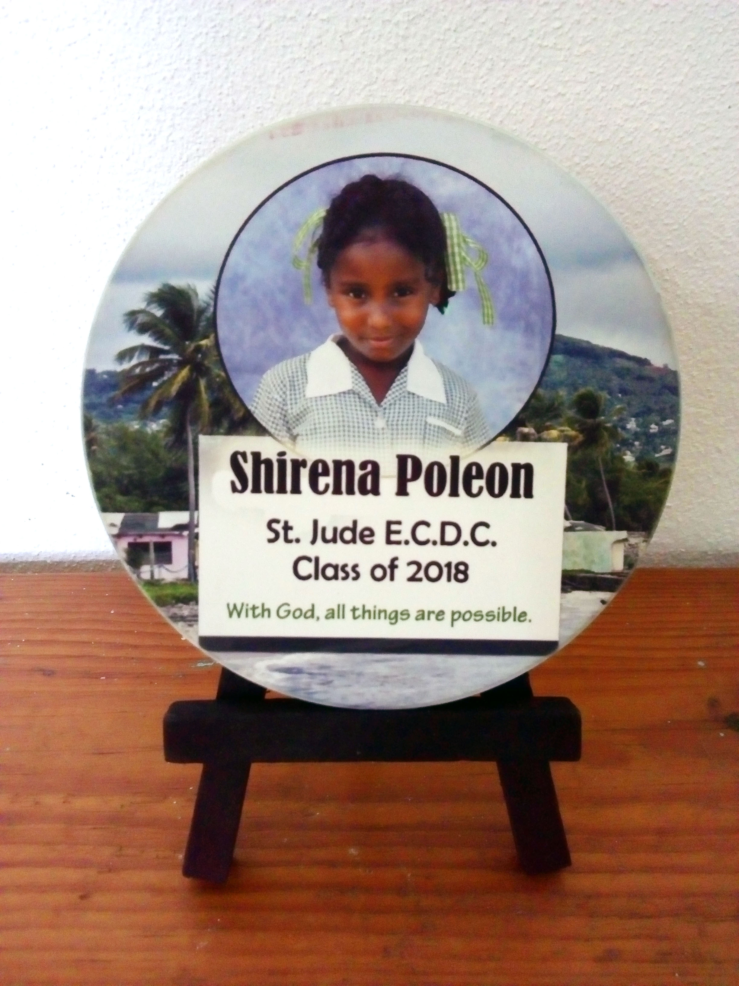 Award Tile 3 made with sublimation printing