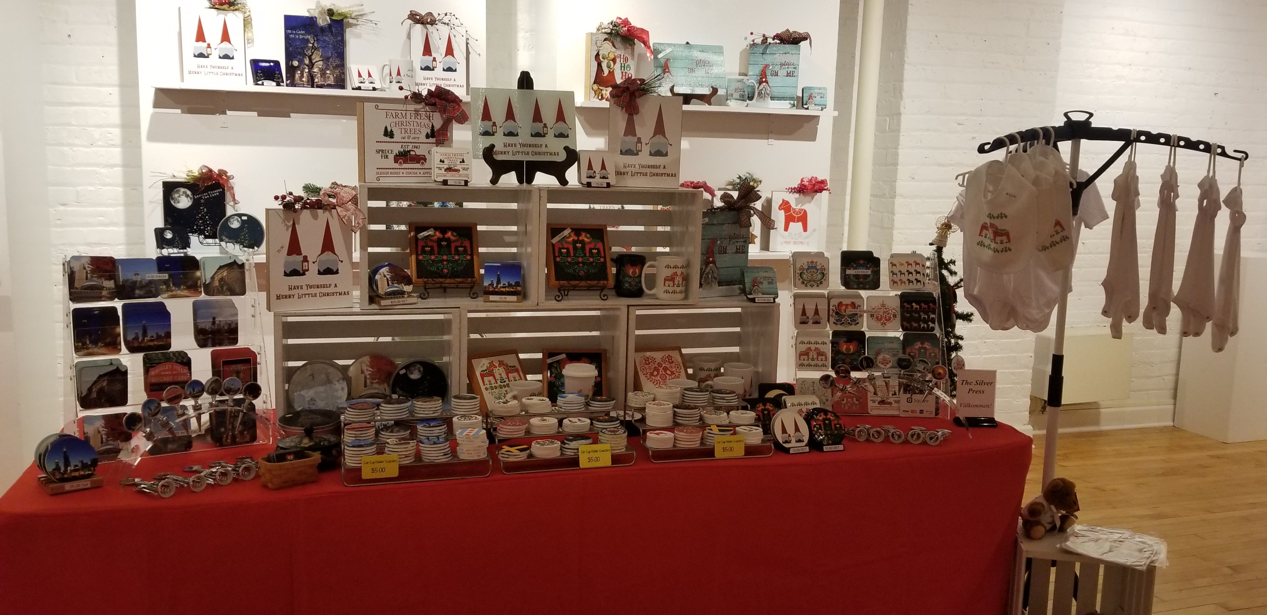 Holiday Display made with sublimation printing