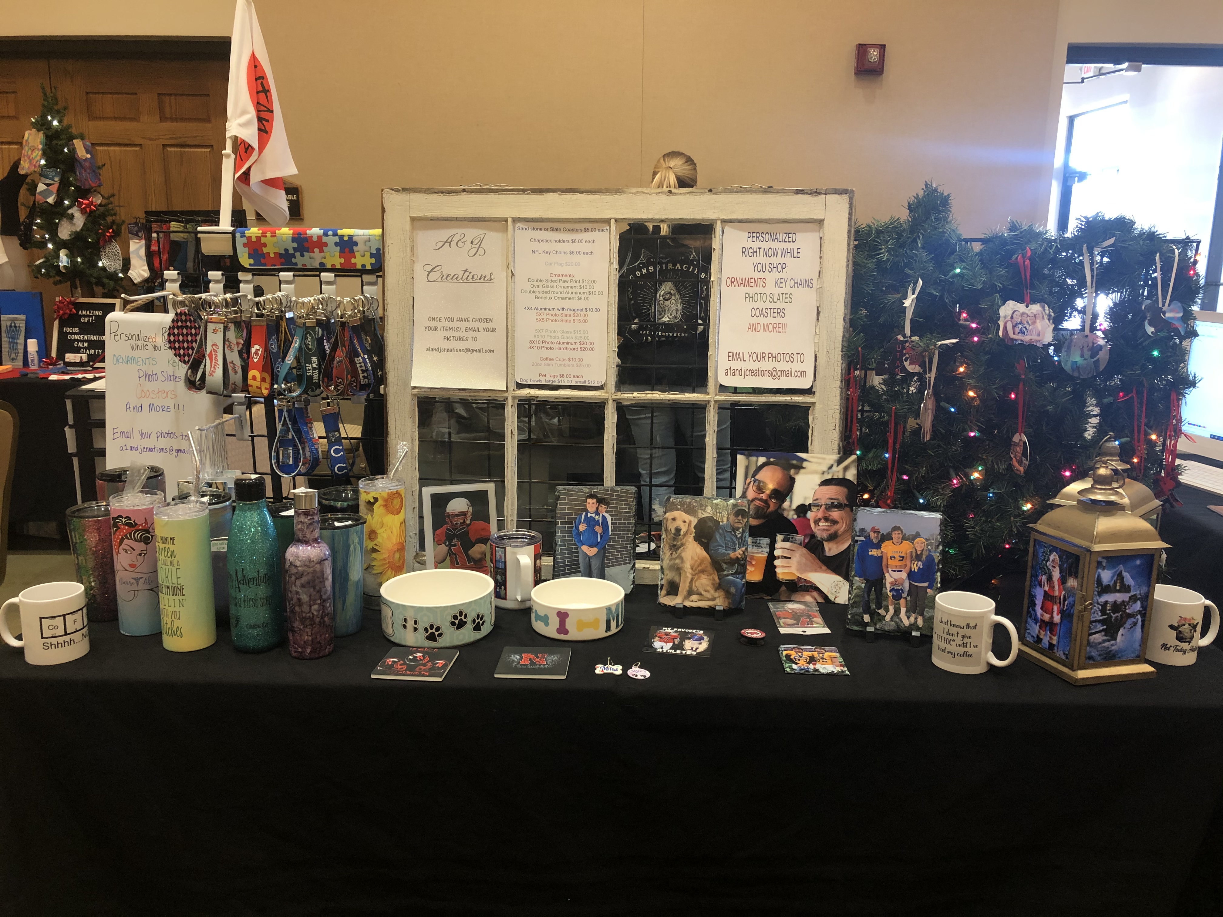 Holiday Craft Show made with sublimation printing